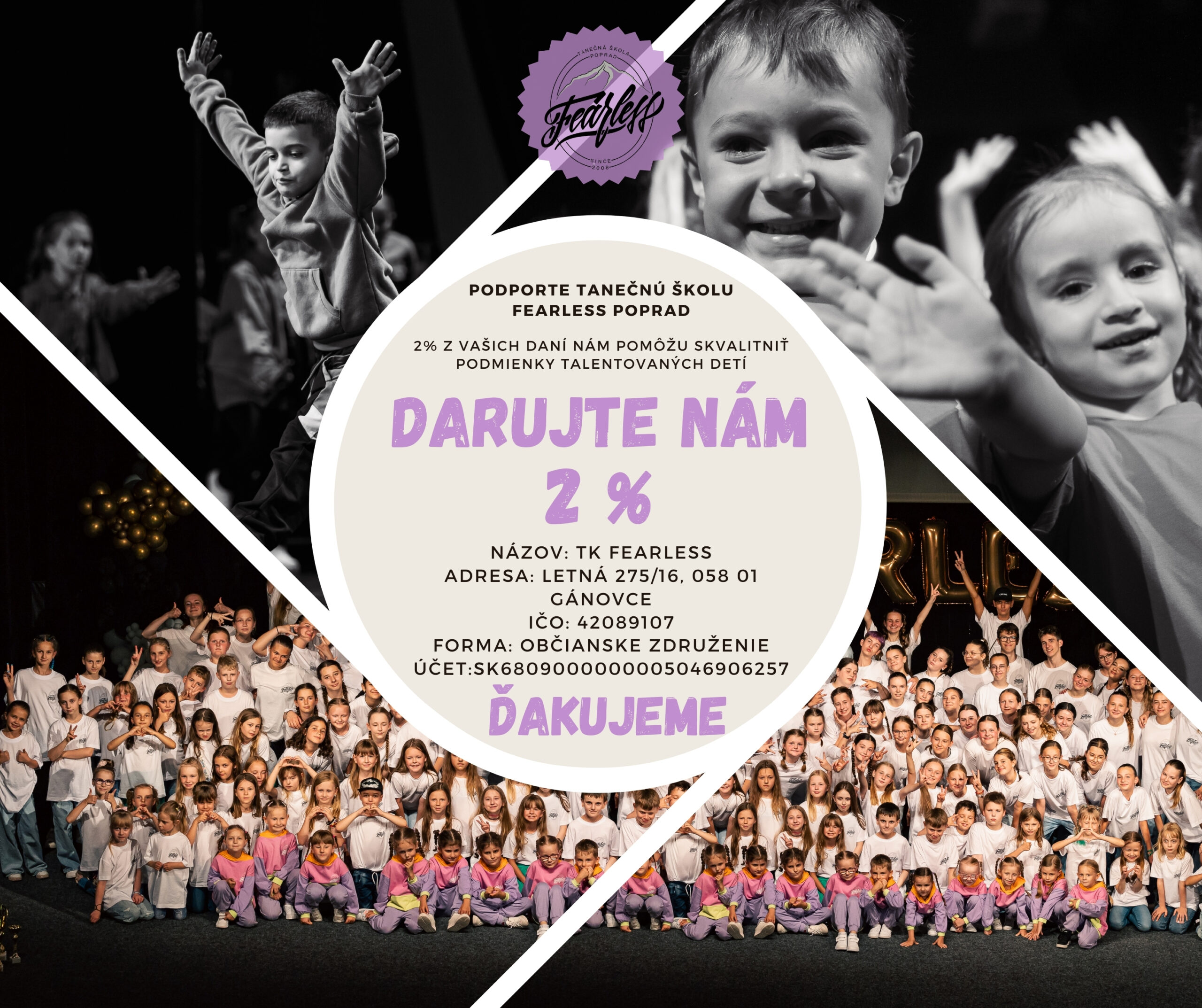 DARUJTE nám 2% z dane. DARUJTE nám 2% z dane.